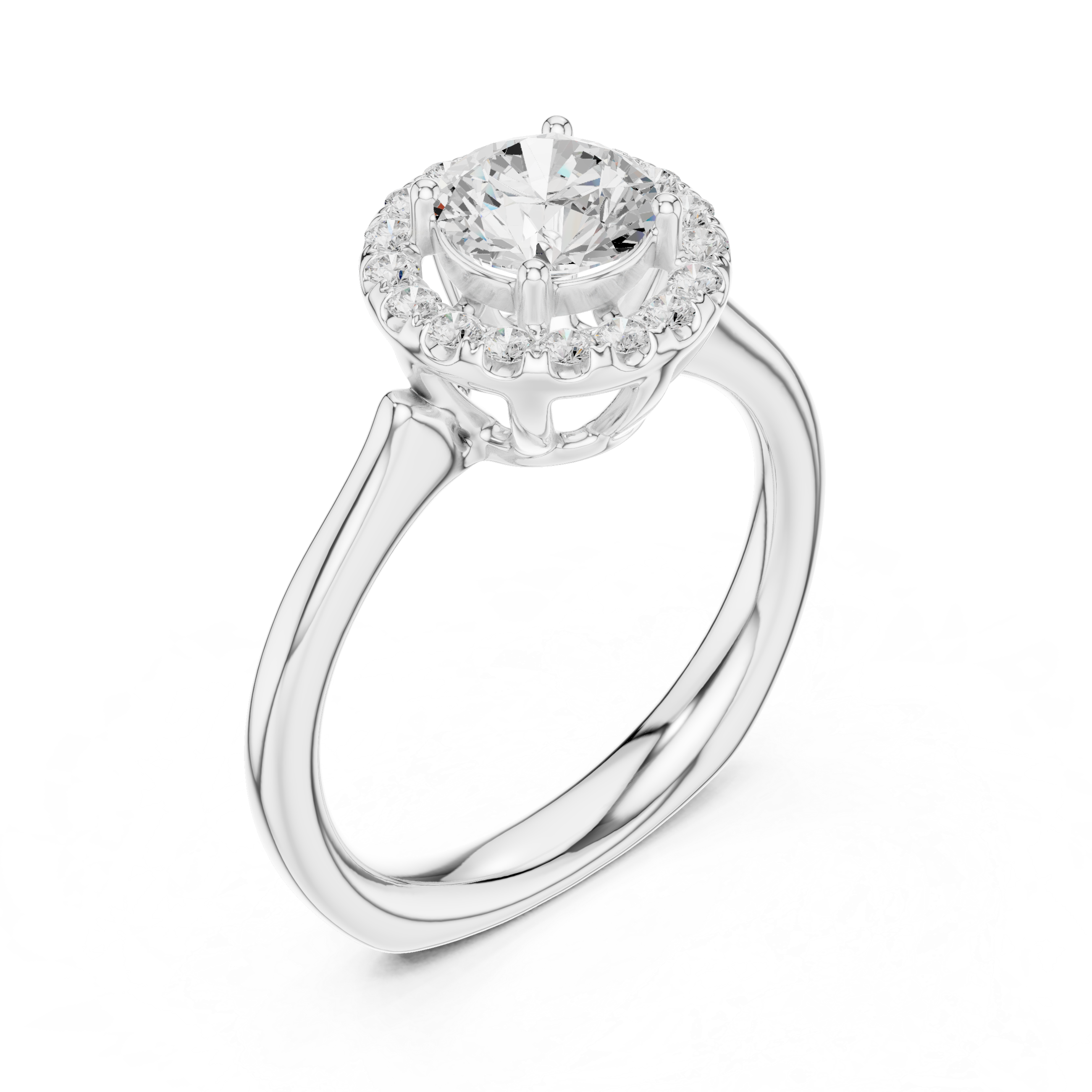 Amber Aura Lab Grown Diamond Ring