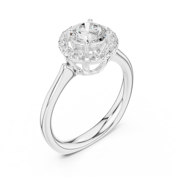 Amber Aura Lab Grown Diamond Ring