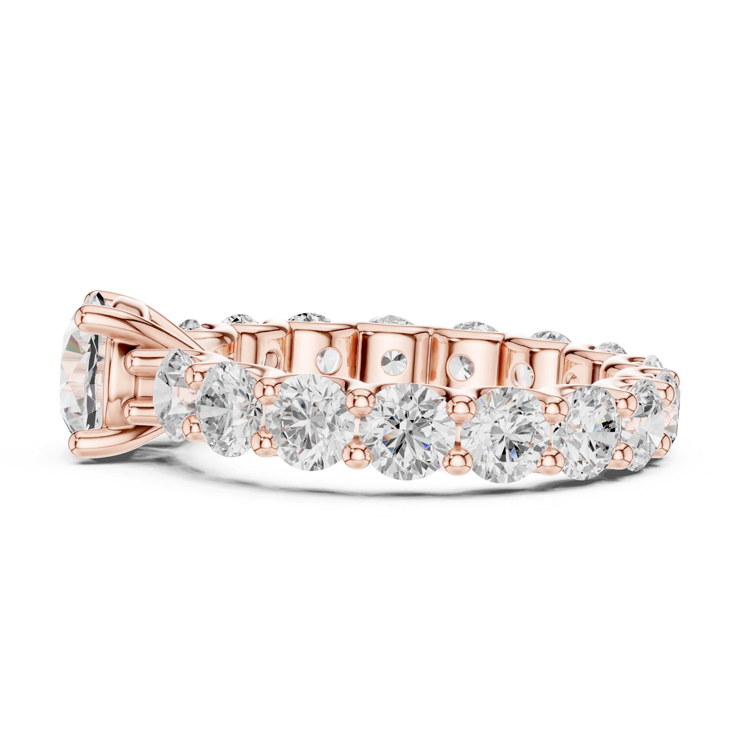 Selene Crescent Moon Silhouette Lab Grown Diamond Ring