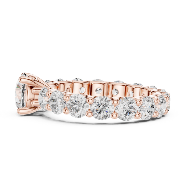 Selene Crescent Moon Silhouette Lab Grown Diamond Ring