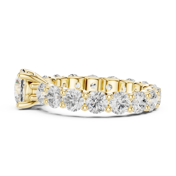 Selene Crescent Moon Silhouette Lab Grown Diamond Ring