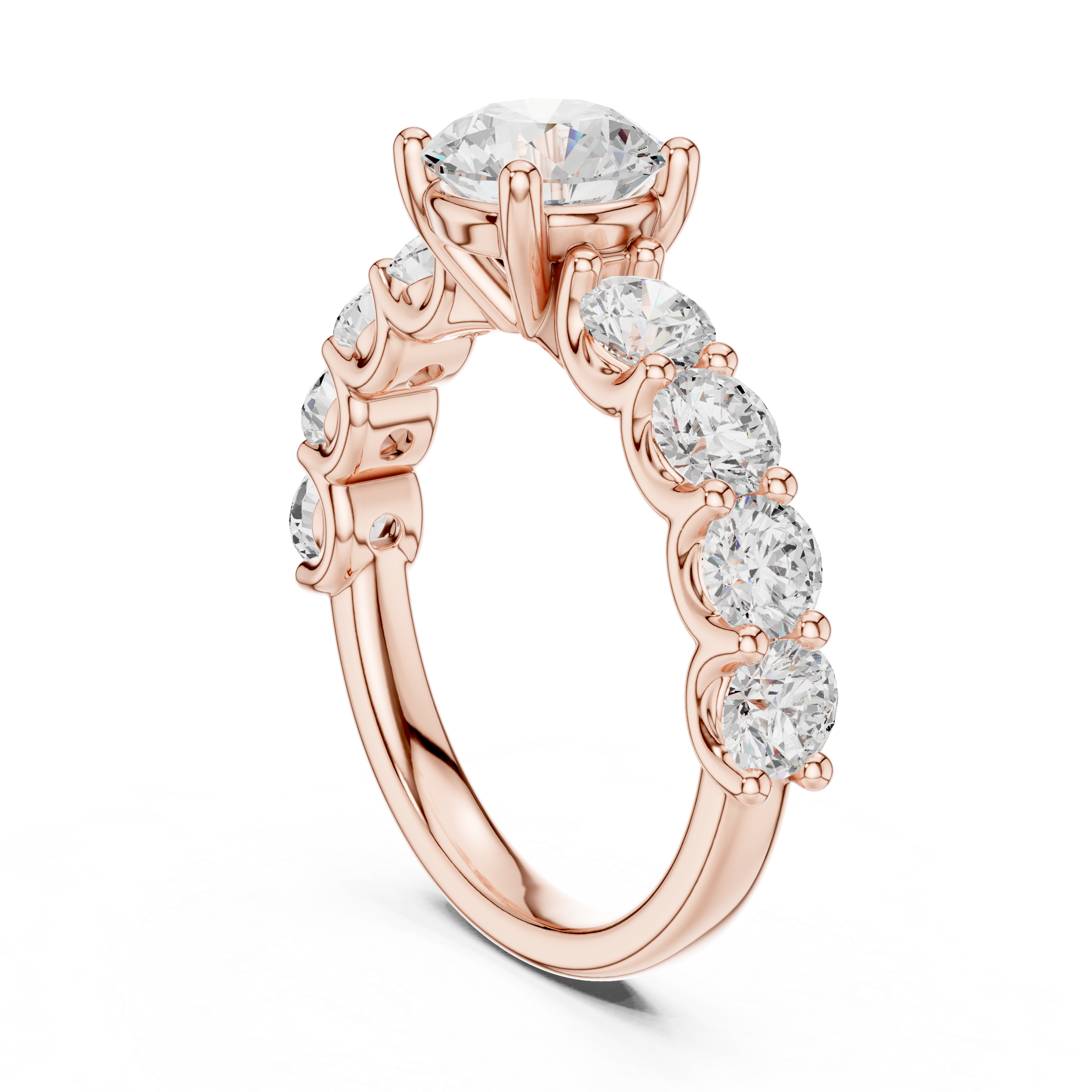 Nirvana Minimalist Floating Oval Lab Grown Diamond Ring