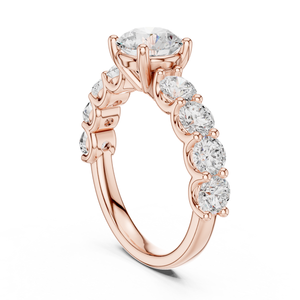 Nirvana Minimalist Floating Oval Lab Grown Diamond Ring