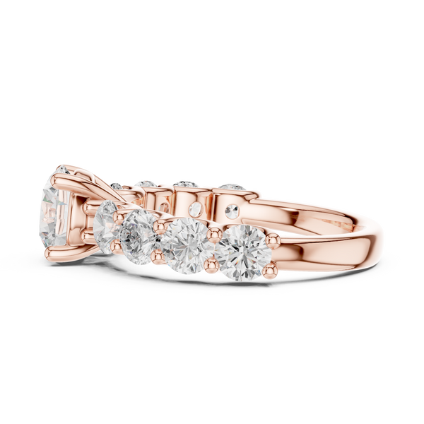 Nirvana Minimalist Floating Oval Lab Grown Diamond Ring