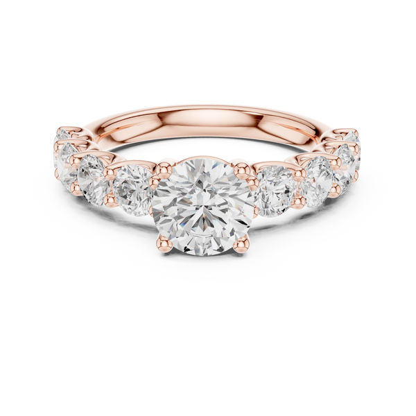 Nirvana Minimalist Floating Oval Lab Grown Diamond Ring