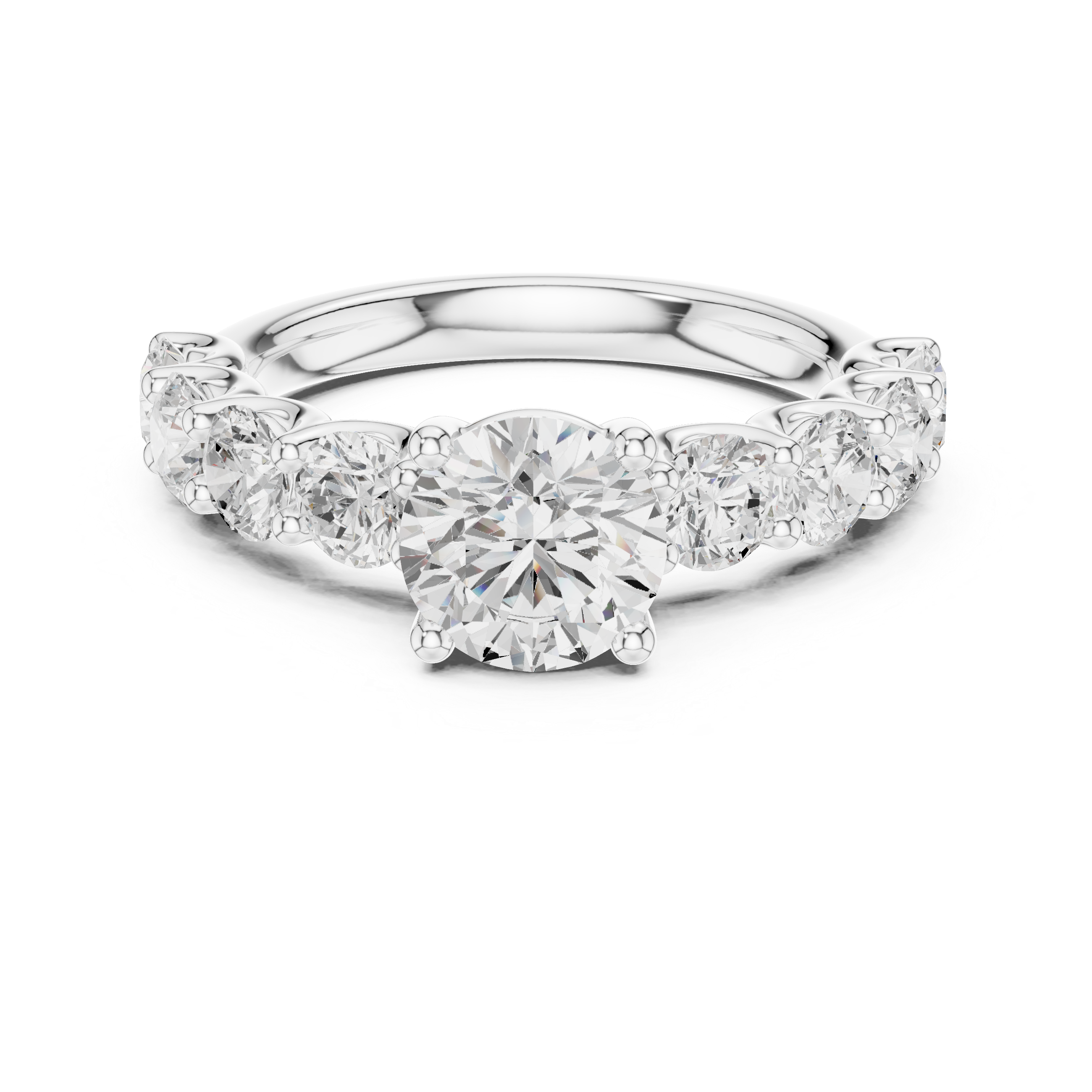 Nirvana Minimalist Floating Oval Lab Grown Diamond Ring