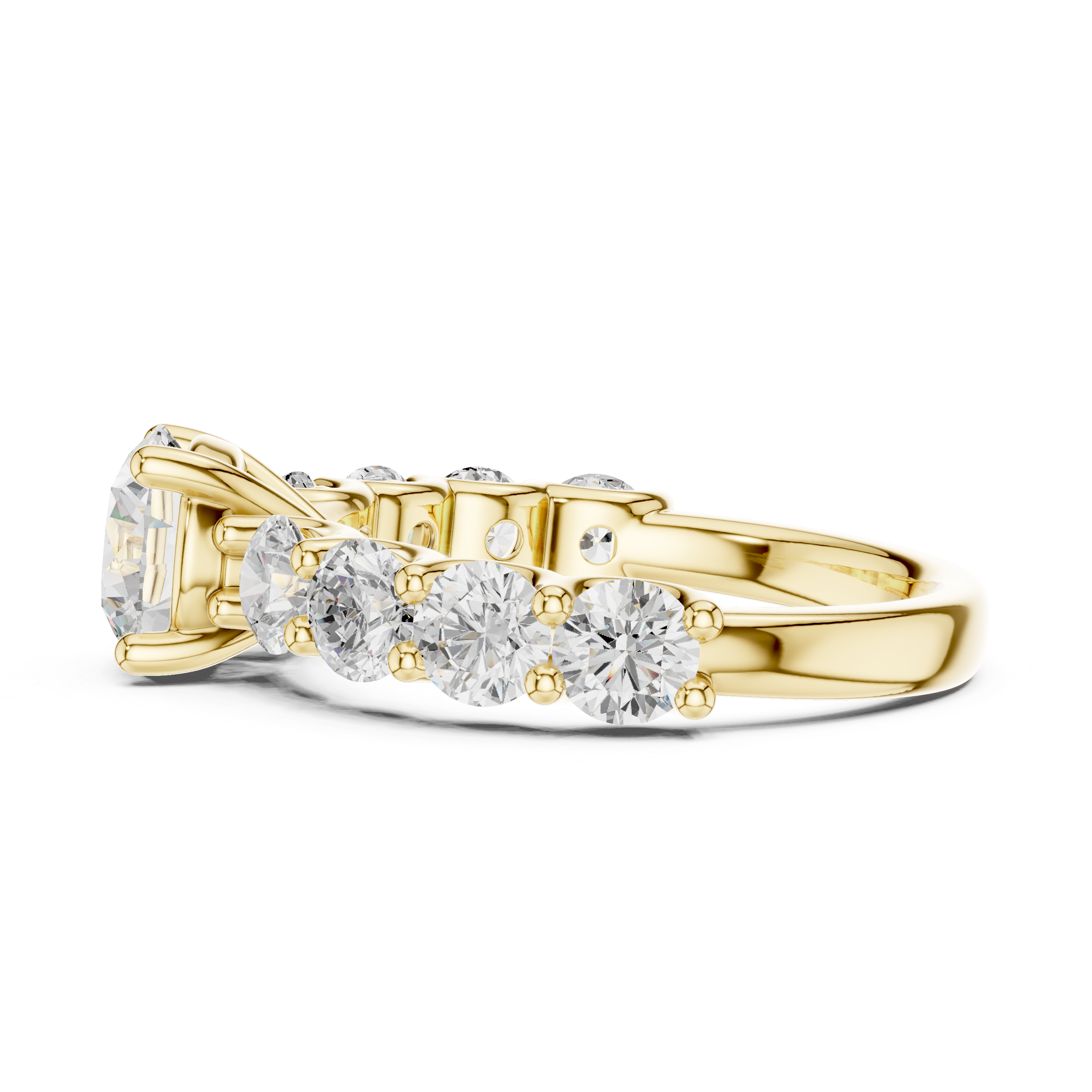 Nirvana Minimalist Floating Oval Lab Grown Diamond Ring