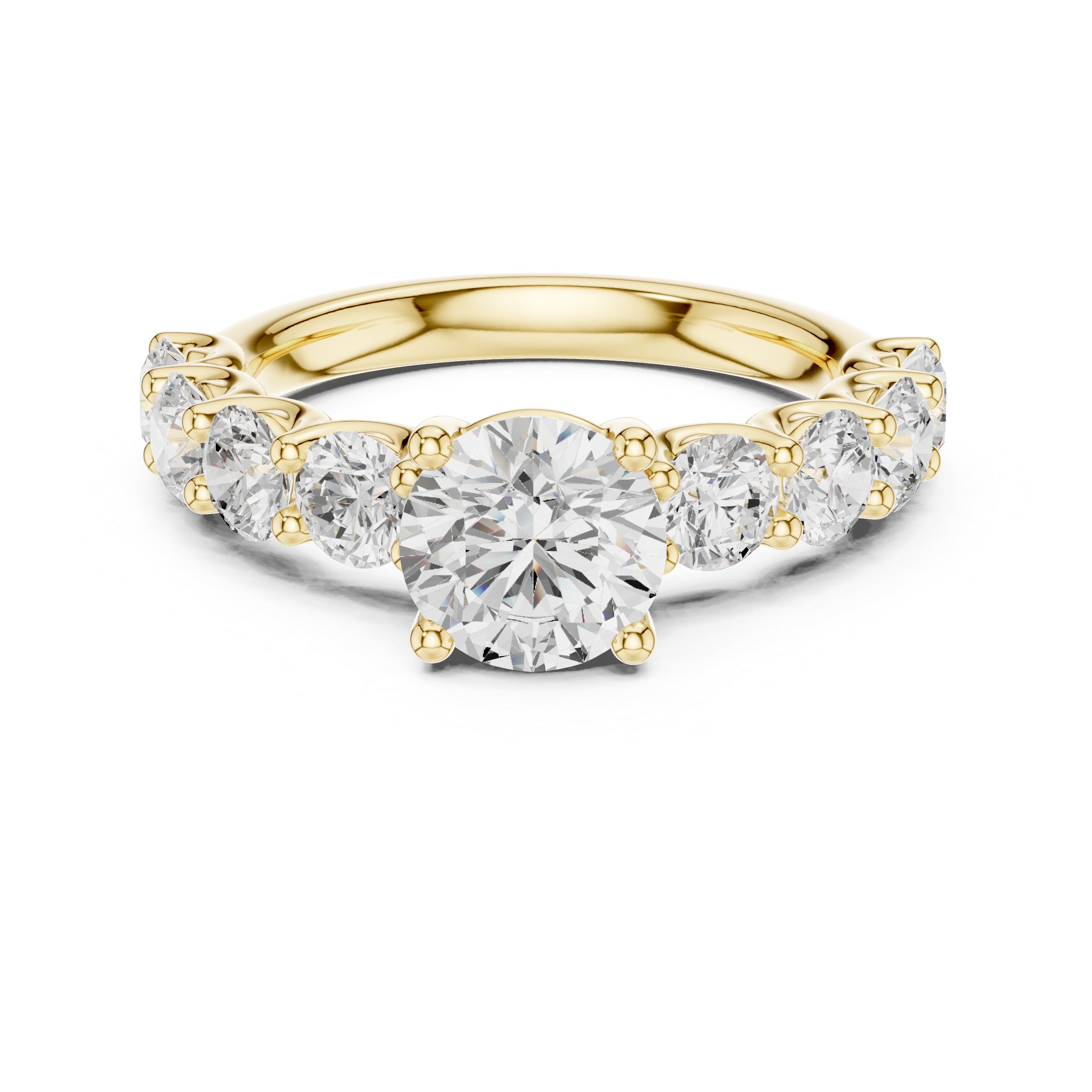 Nirvana Minimalist Floating Oval Lab Grown Diamond Ring