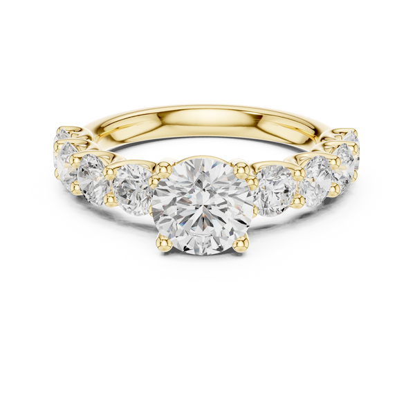 Nirvana Minimalist Floating Oval Lab Grown Diamond Ring