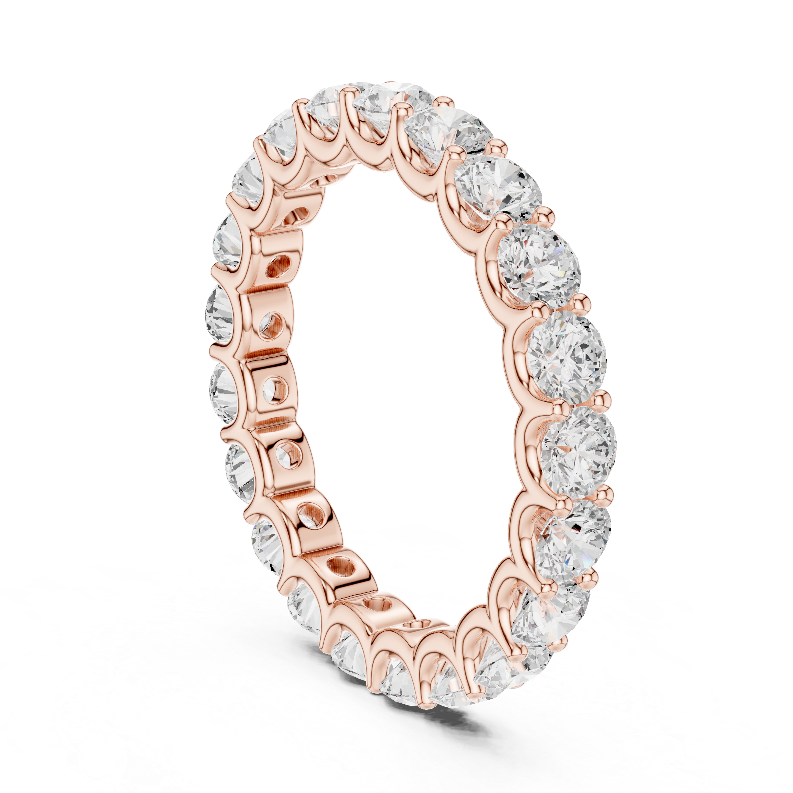 Dione Double Band Spaced Lab Grown Diamond Ring