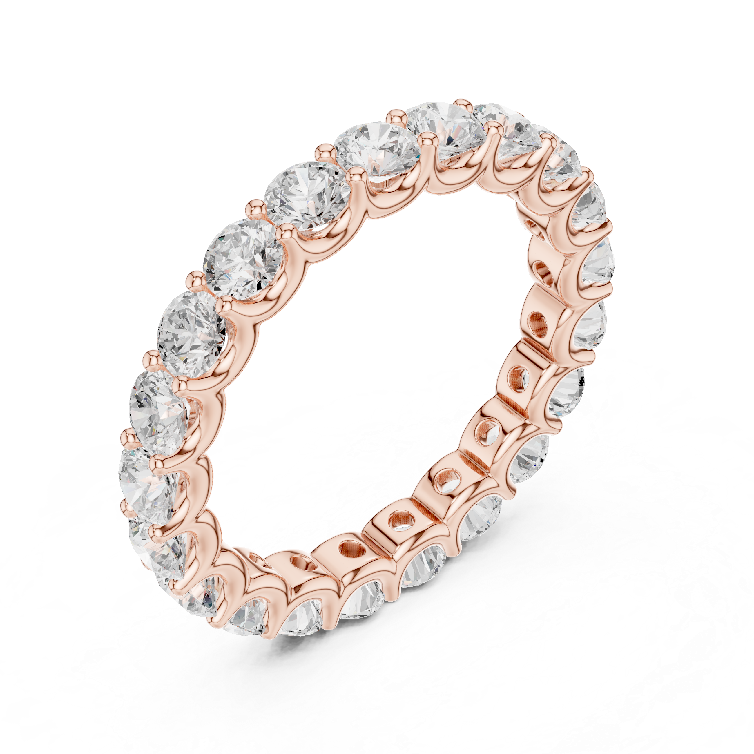 Dione Double Band Spaced Lab Grown Diamond Ring