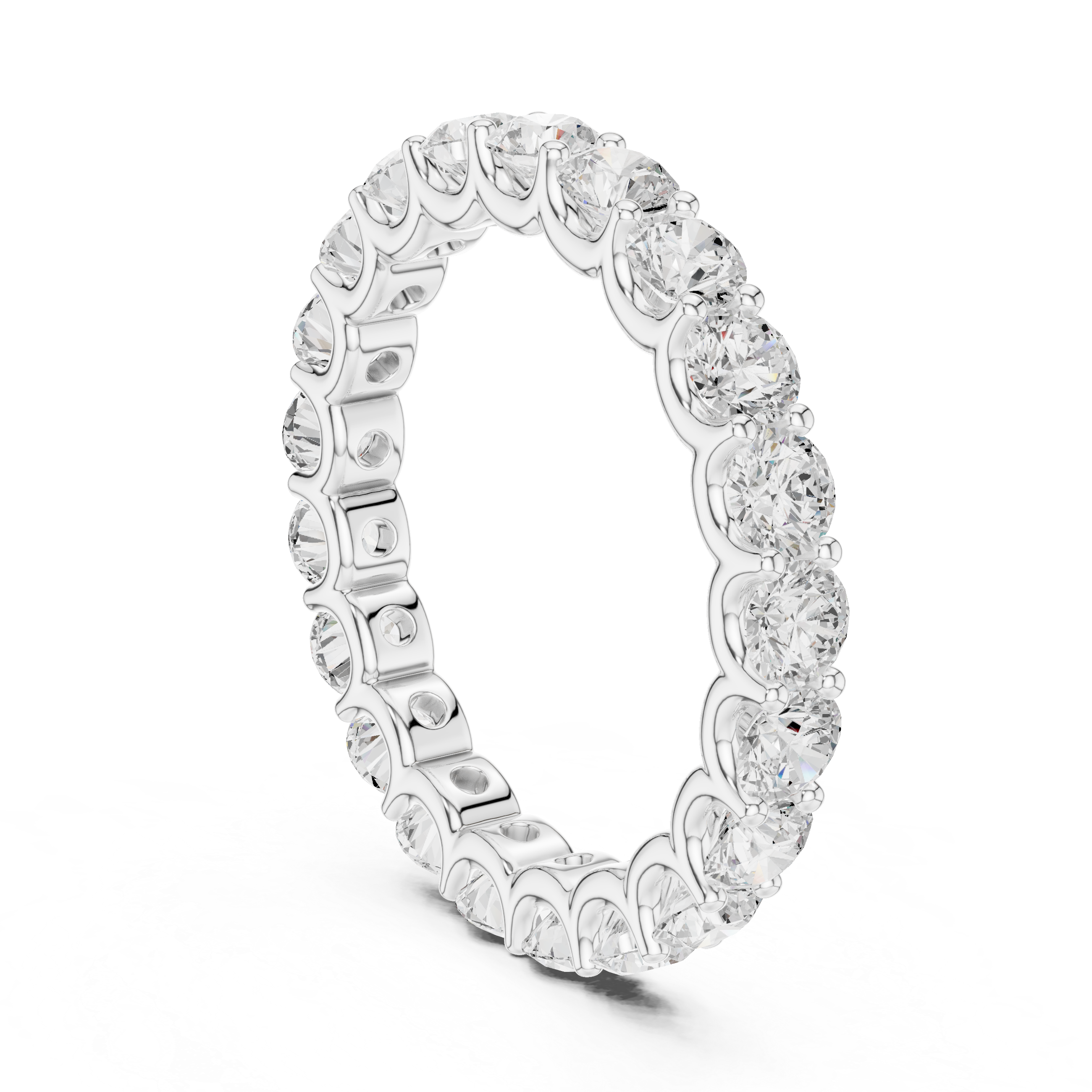 Dione Double Band Spaced Lab Grown Diamond Ring