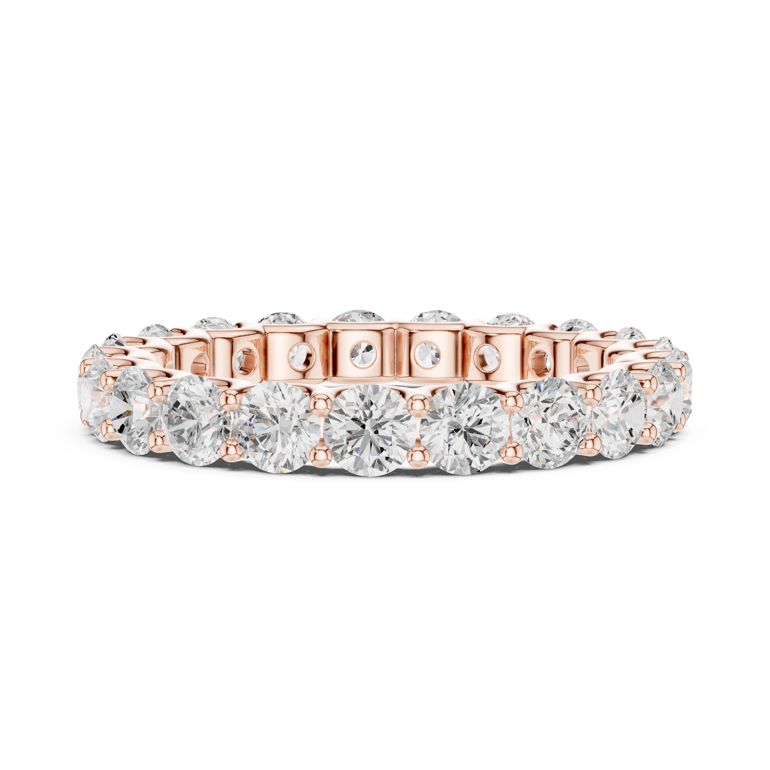 Dione Double Band Spaced Lab Grown Diamond Ring