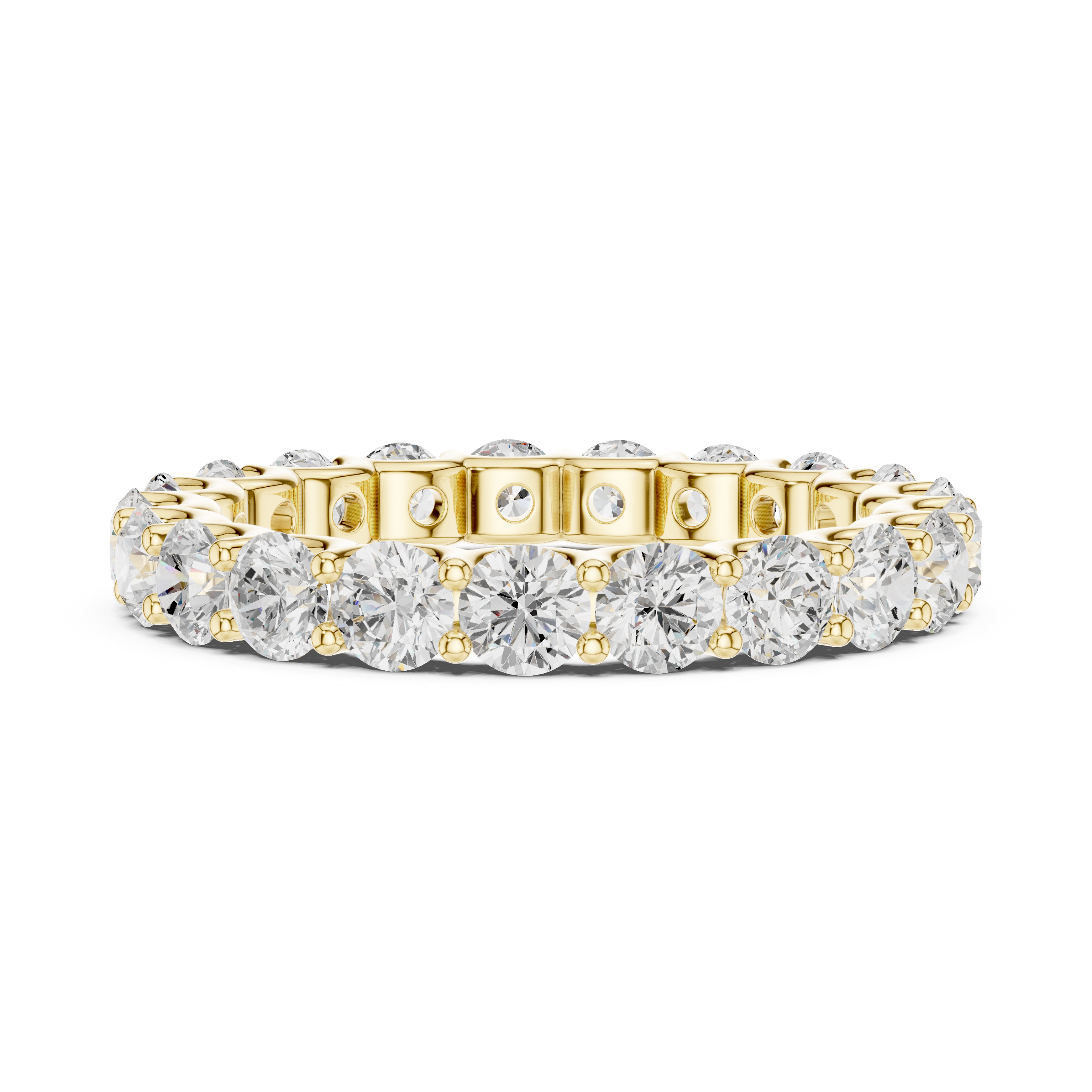 Dione Double Band Spaced Lab Grown Diamond Ring