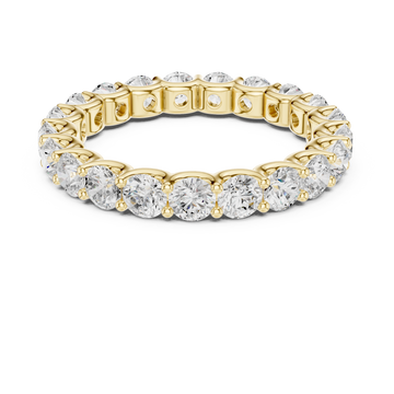 Dione Double Band Spaced Lab Grown Diamond Ring