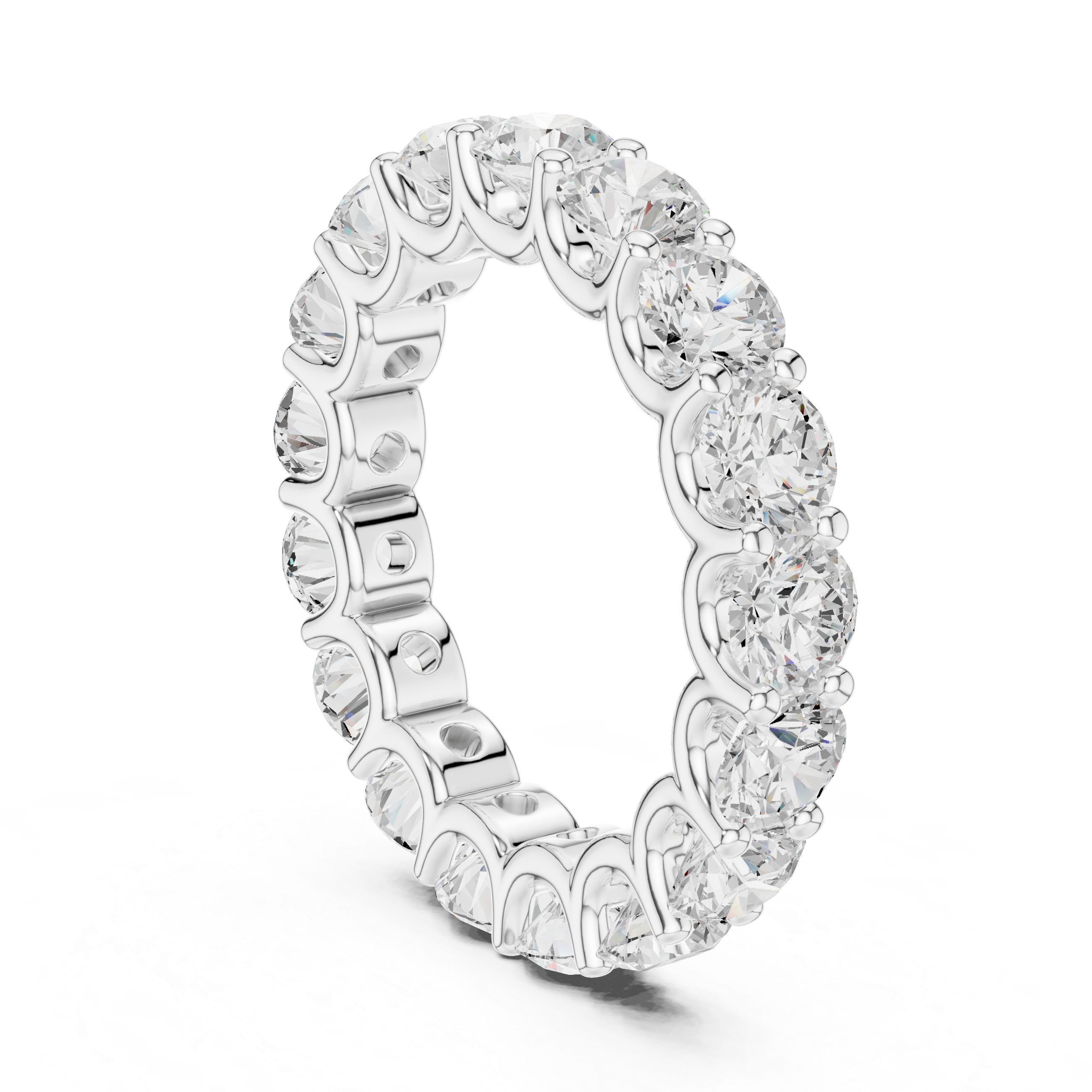 Veda Oval Cut Twisted Band Lab Grown Diamond Ring