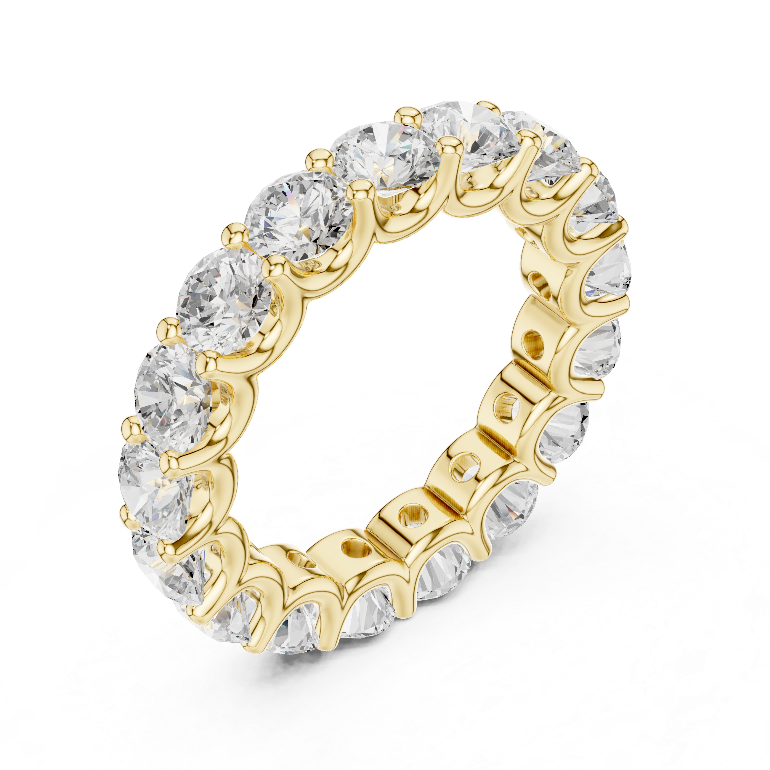 Veda Oval Cut Twisted Band Lab Grown Diamond Ring