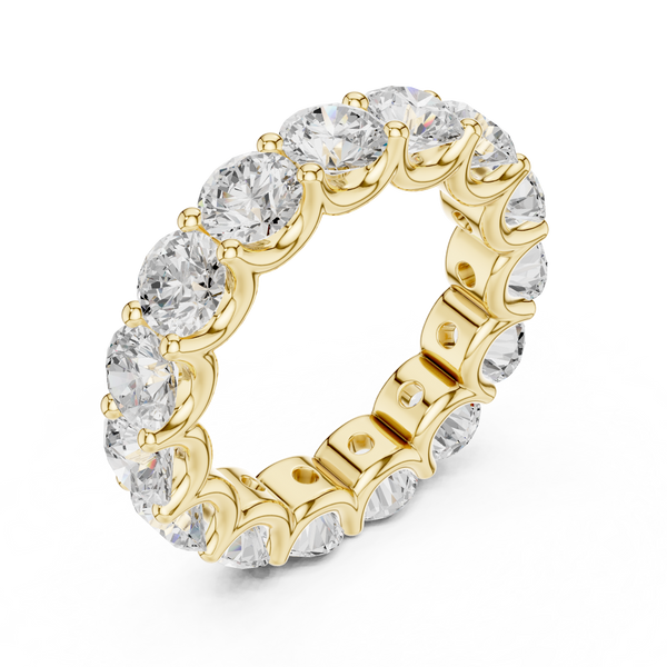 Thora Hammered Texture Band Lab Grown Diamond Ring