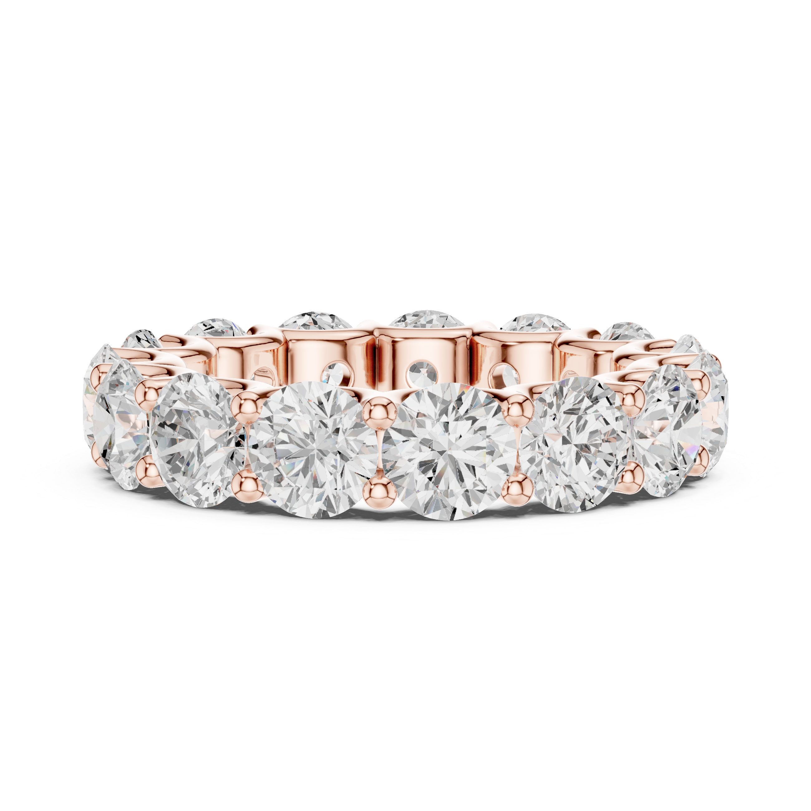Thora Hammered Texture Band Lab Grown Diamond Ring