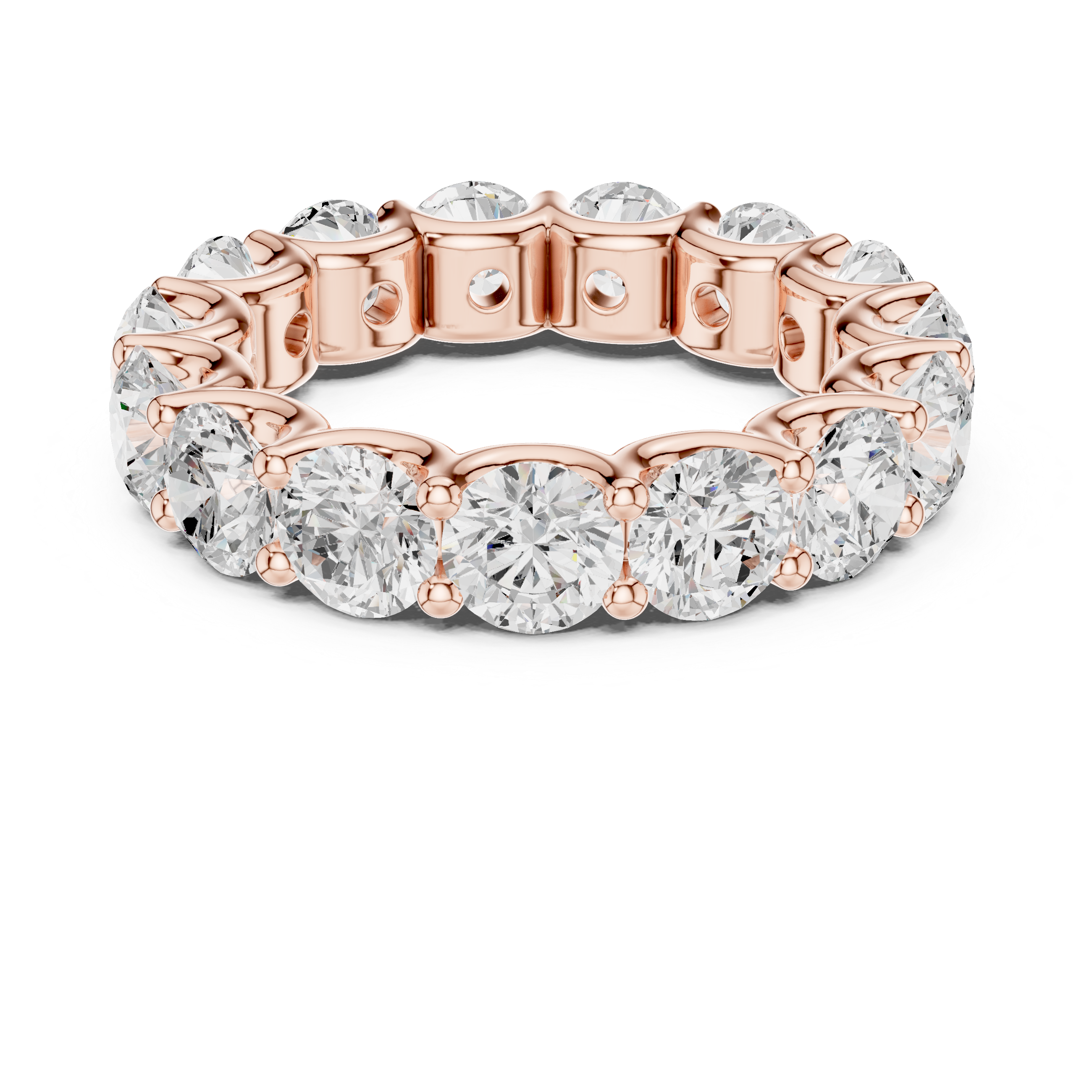 Thora Hammered Texture Band Lab Grown Diamond Ring