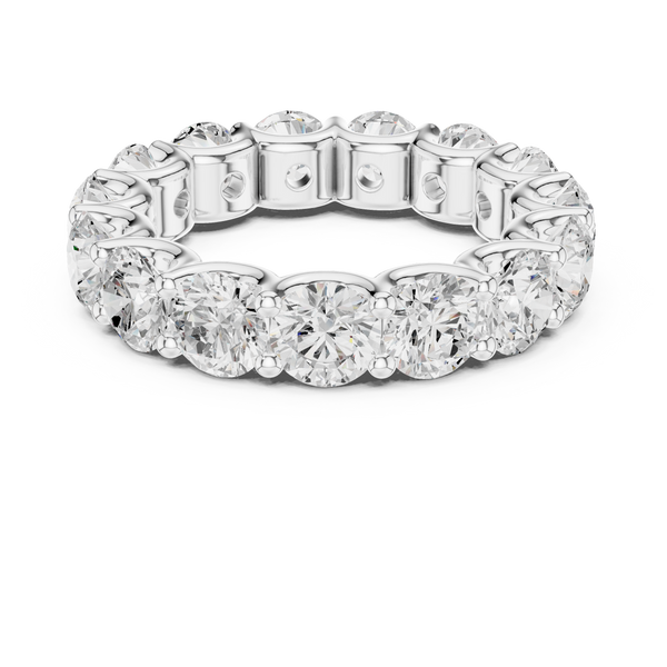 Thora Hammered Texture Band Lab Grown Diamond Ring