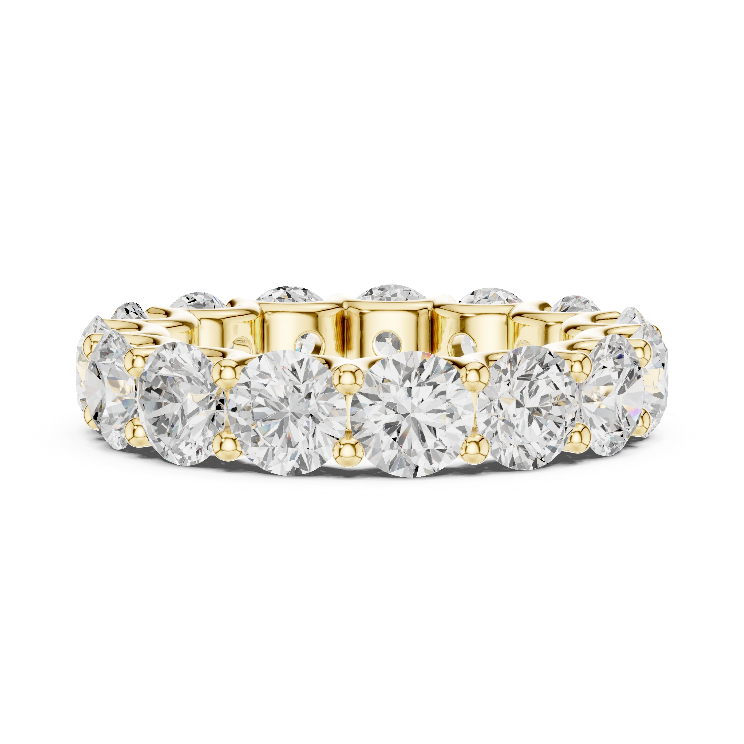 Thora Hammered Texture Band Lab Grown Diamond Ring