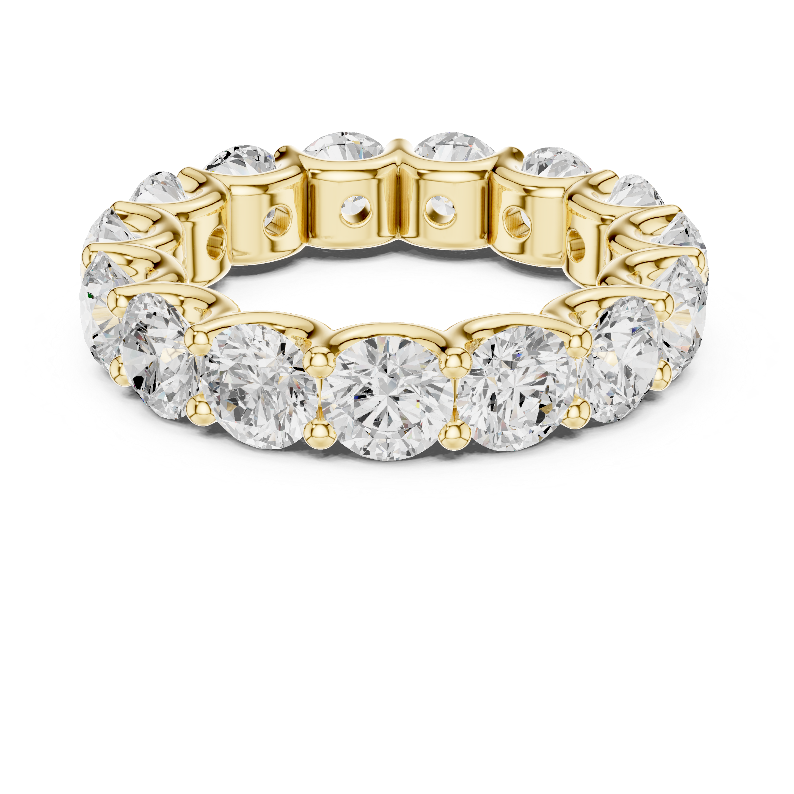 Thora Hammered Texture Band Lab Grown Diamond Ring