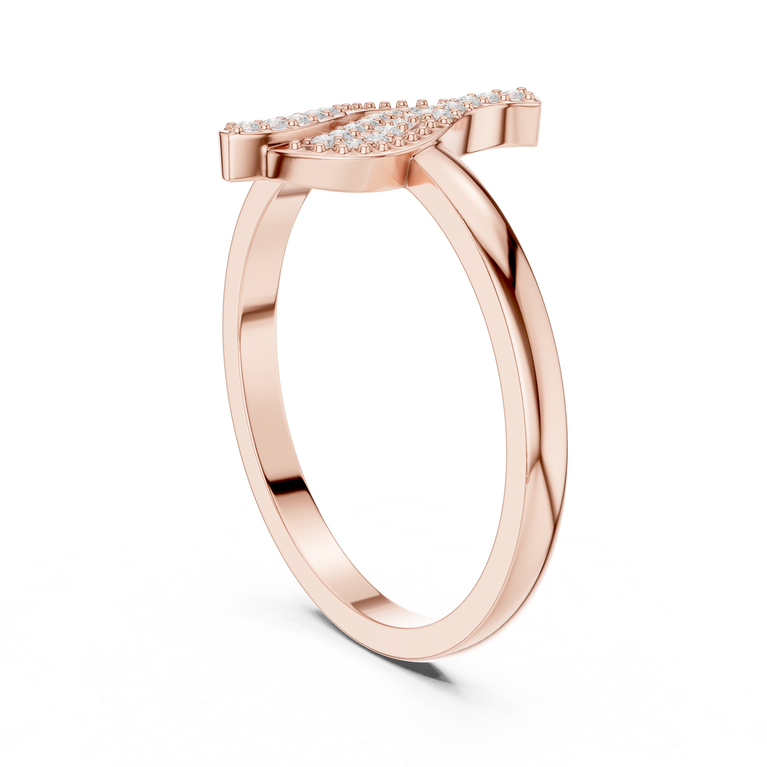 Saskia Knife Edge Classic Lab Grown Diamond Ring