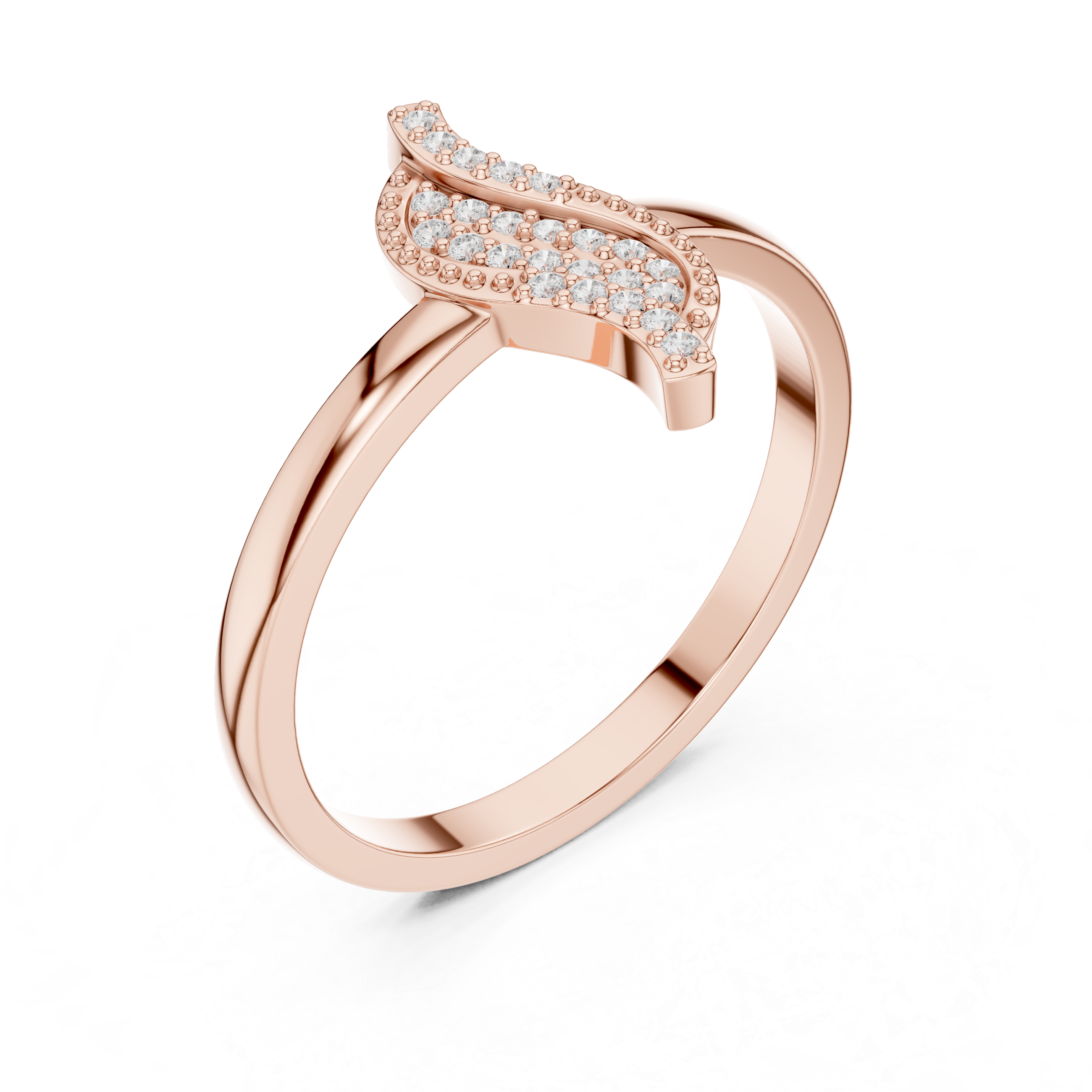 Saskia Knife Edge Classic Lab Grown Diamond Ring