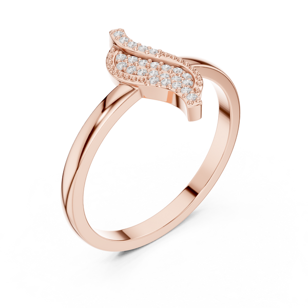 Saskia Knife Edge Classic Lab Grown Diamond Ring