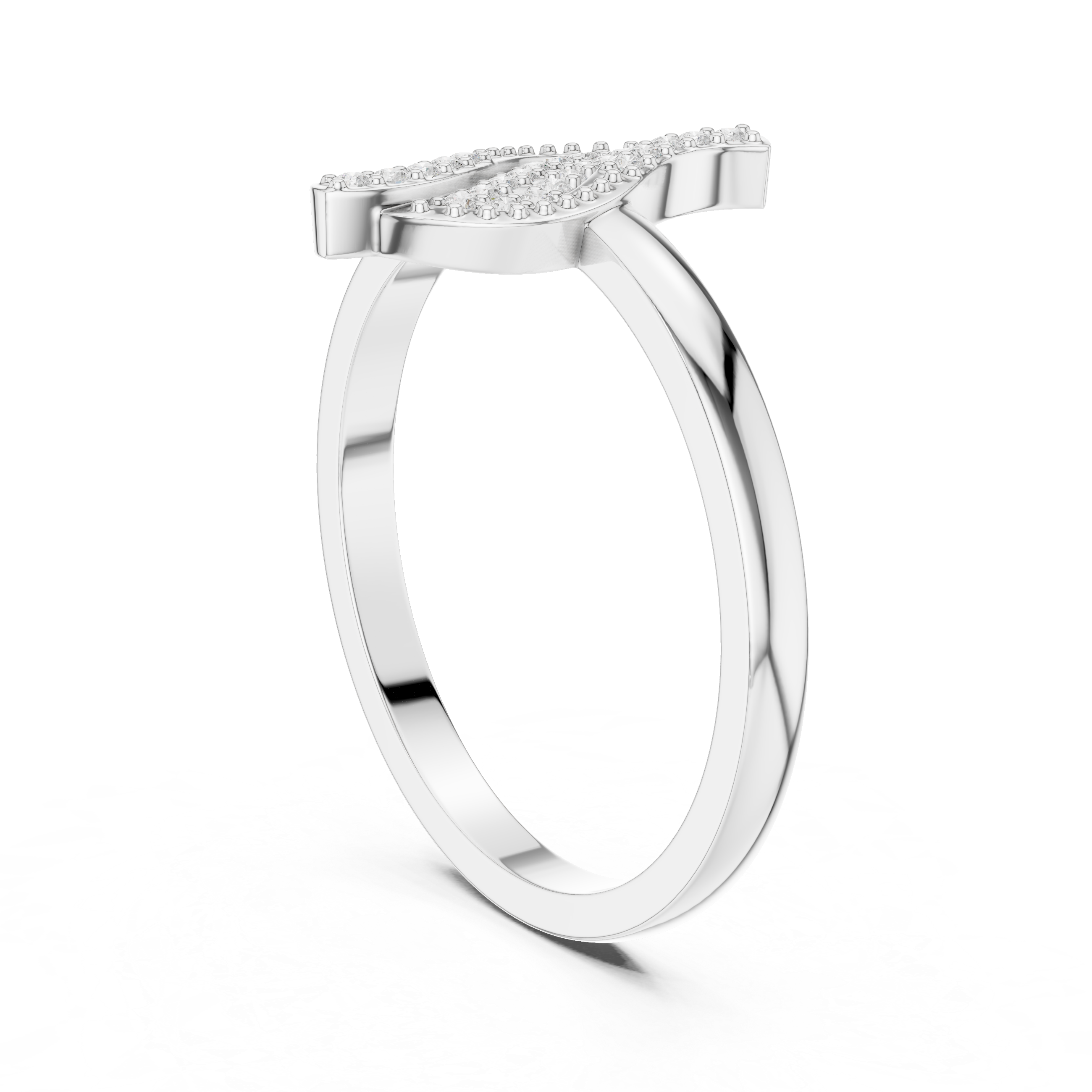 Saskia Knife Edge Classic Lab Grown Diamond Ring