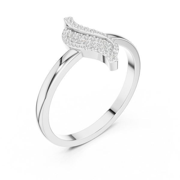 Saskia Knife Edge Classic Lab Grown Diamond Ring