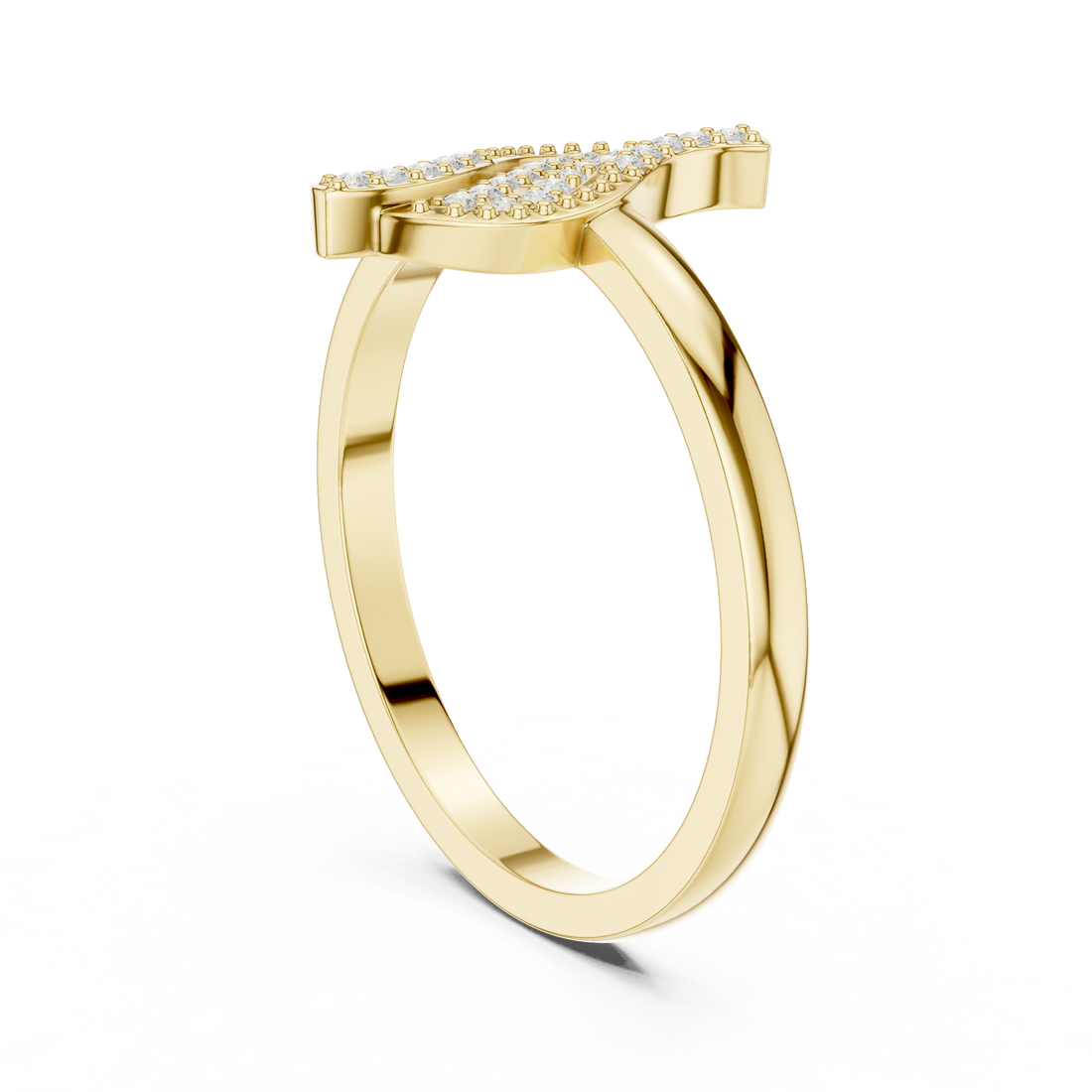 Saskia Knife Edge Classic Lab Grown Diamond Ring