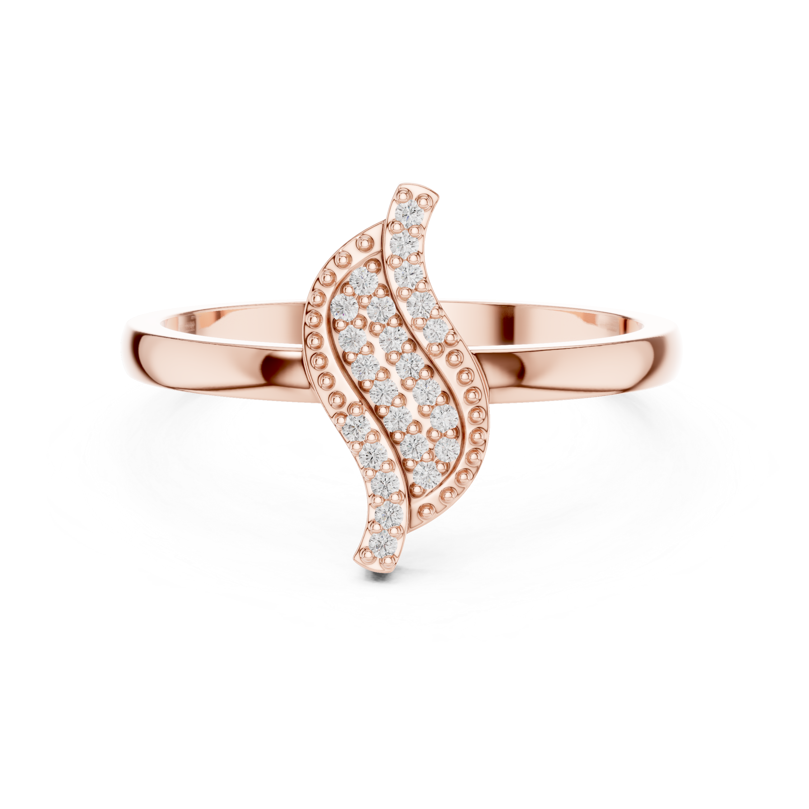 Saskia Knife Edge Classic Lab Grown Diamond Ring
