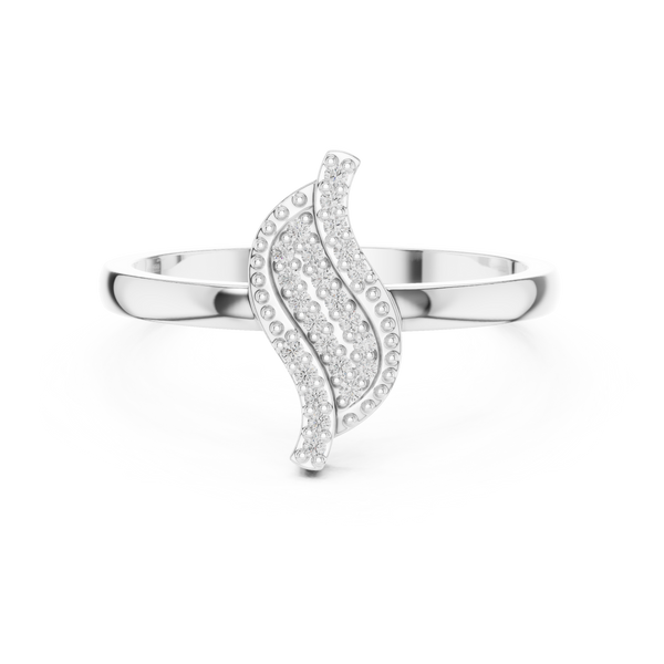 Saskia Knife Edge Classic Lab Grown Diamond Ring