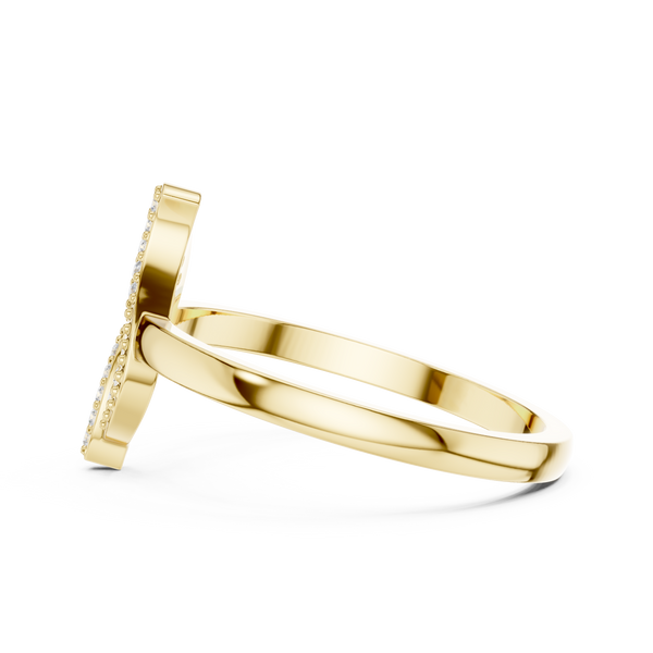 Saskia Knife Edge Classic Lab Grown Diamond Ring