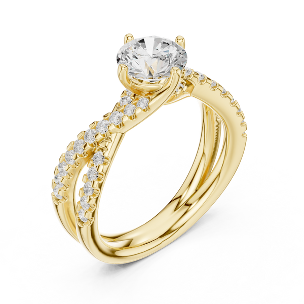 Kaia Princess Cut Solitaire Lab Grown Diamond Ring