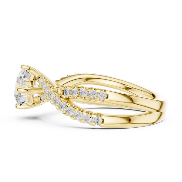 Kaia Princess Cut Solitaire Lab Grown Diamond Ring