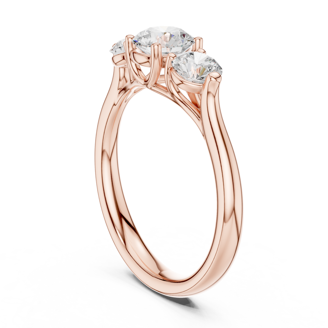 Talia Flat Edge Modern Lab Grown Diamond Ring