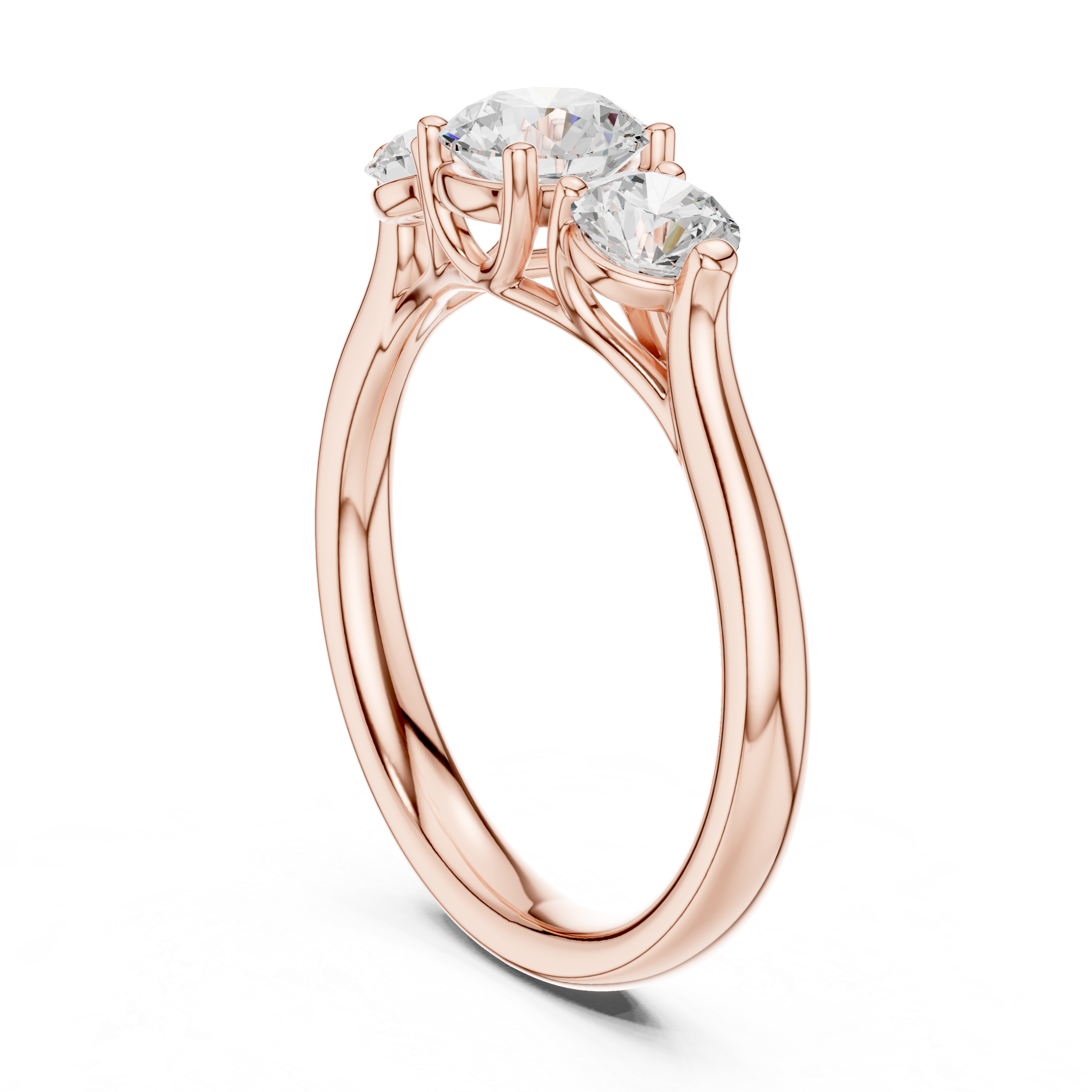 Talia Flat Edge Modern Lab Grown Diamond Ring