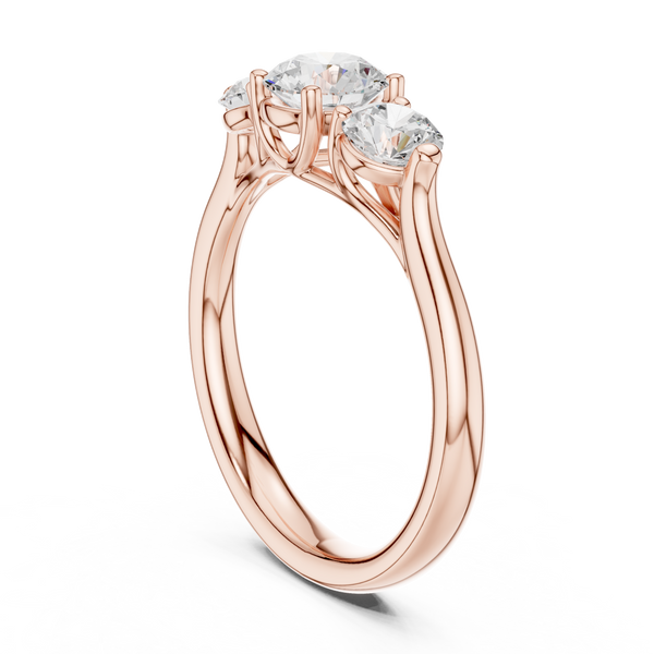 Talia Flat Edge Modern Lab Grown Diamond Ring