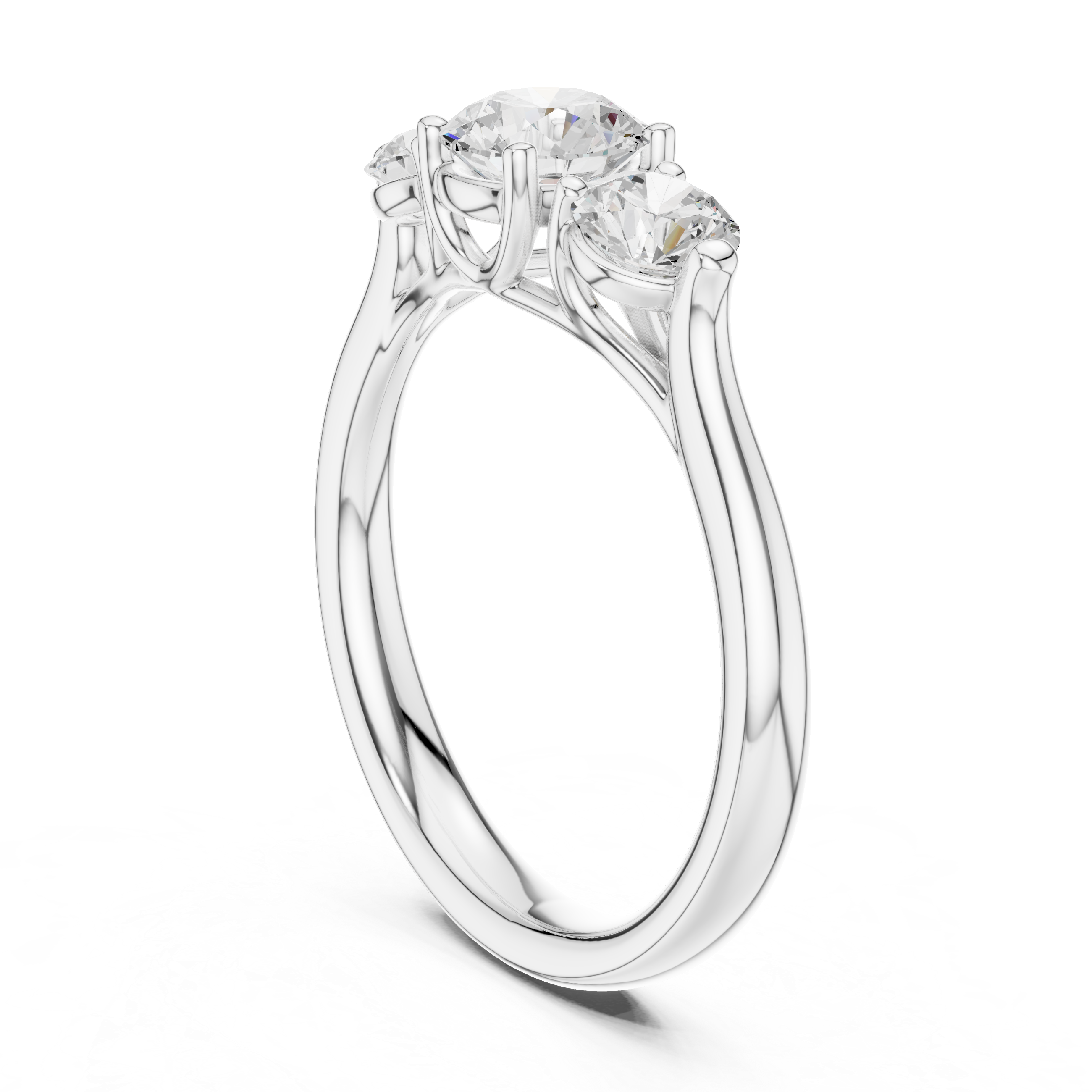 Talia Flat Edge Modern Lab Grown Diamond Ring