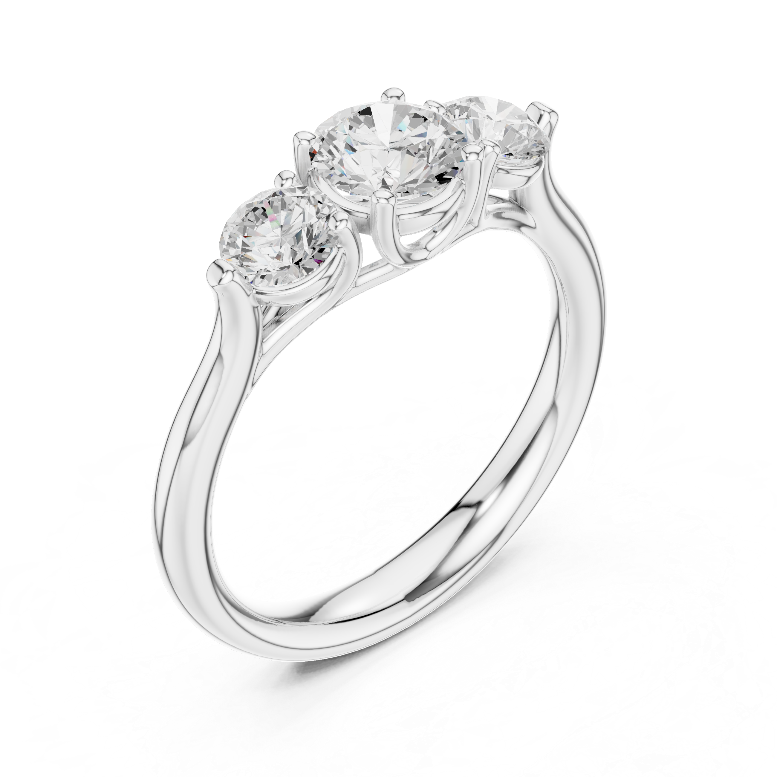 Talia Flat Edge Modern Lab Grown Diamond Ring