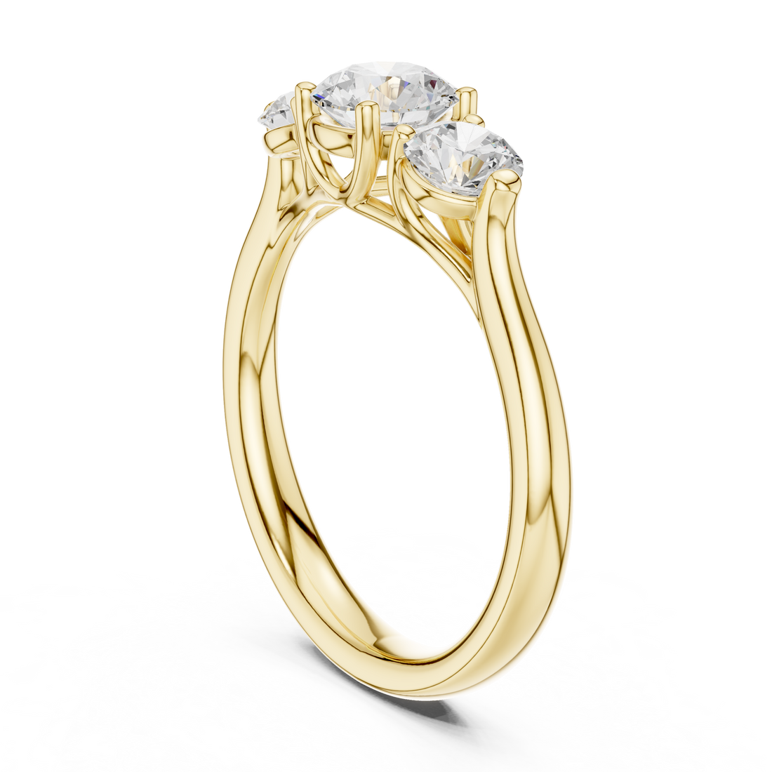 Talia Flat Edge Modern Lab Grown Diamond Ring