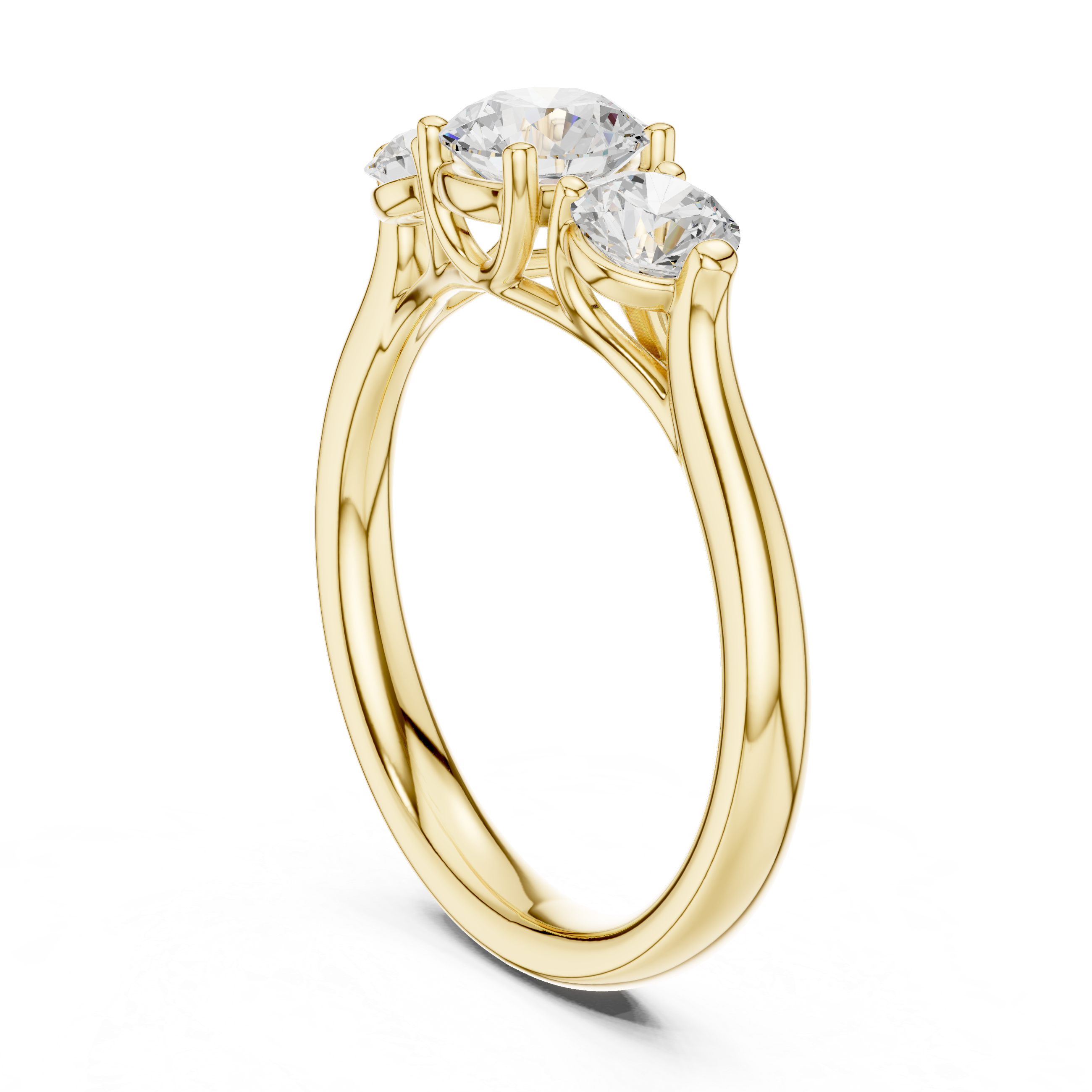 Talia Flat Edge Modern Lab Grown Diamond Ring