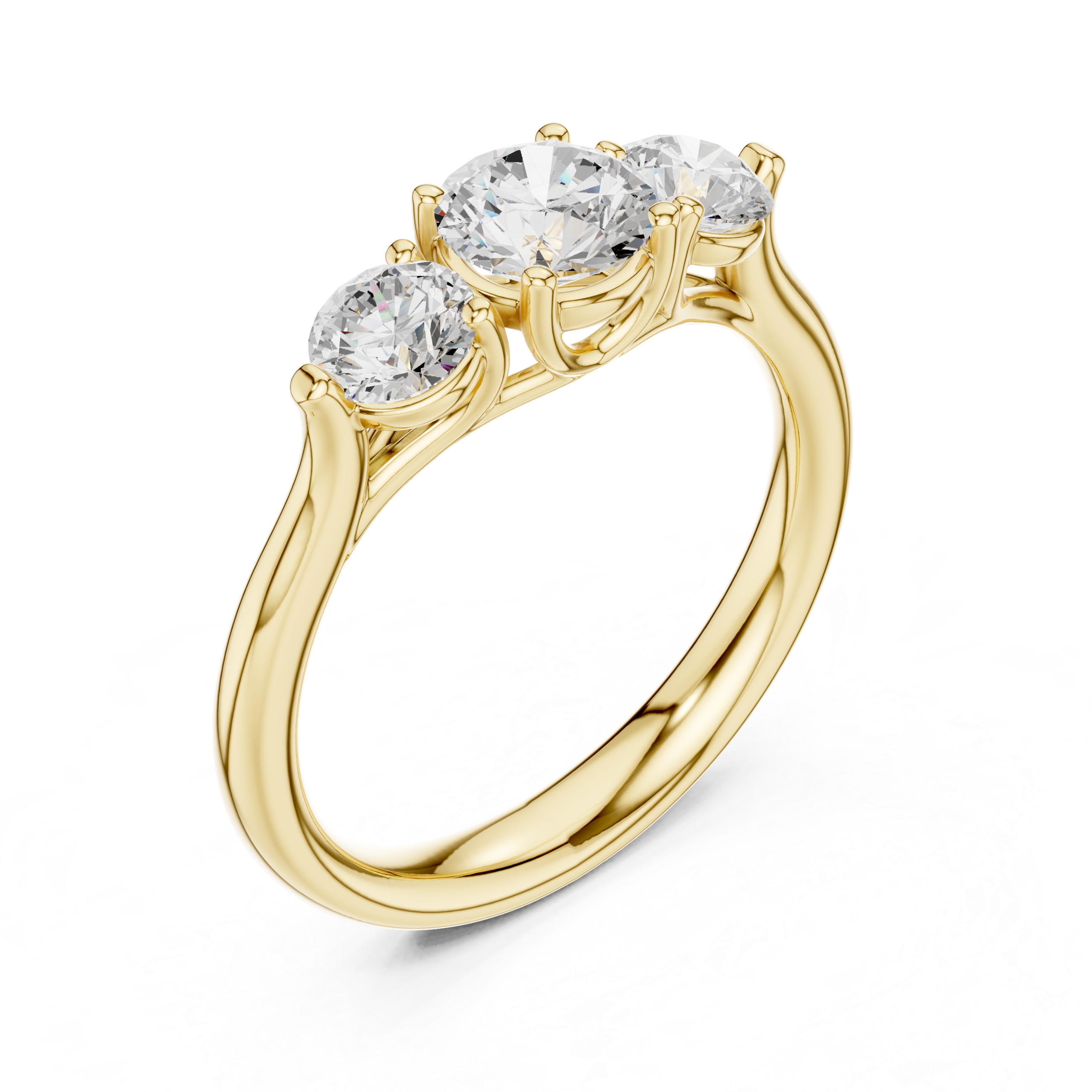 Talia Flat Edge Modern Lab Grown Diamond Ring