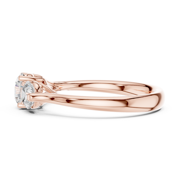 Talia Flat Edge Modern Lab Grown Diamond Ring