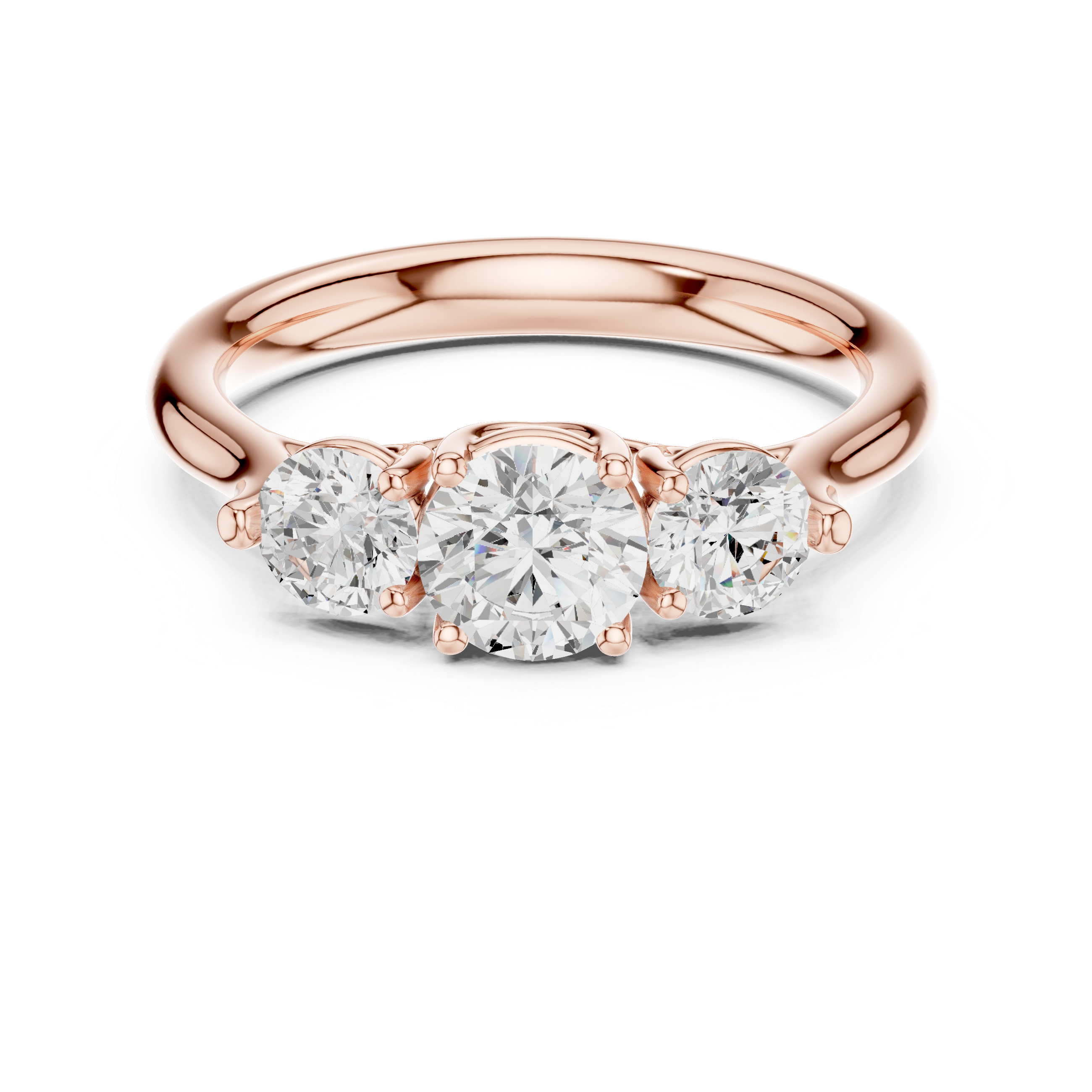 Talia Flat Edge Modern Lab Grown Diamond Ring