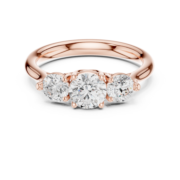 Talia Flat Edge Modern Lab Grown Diamond Ring