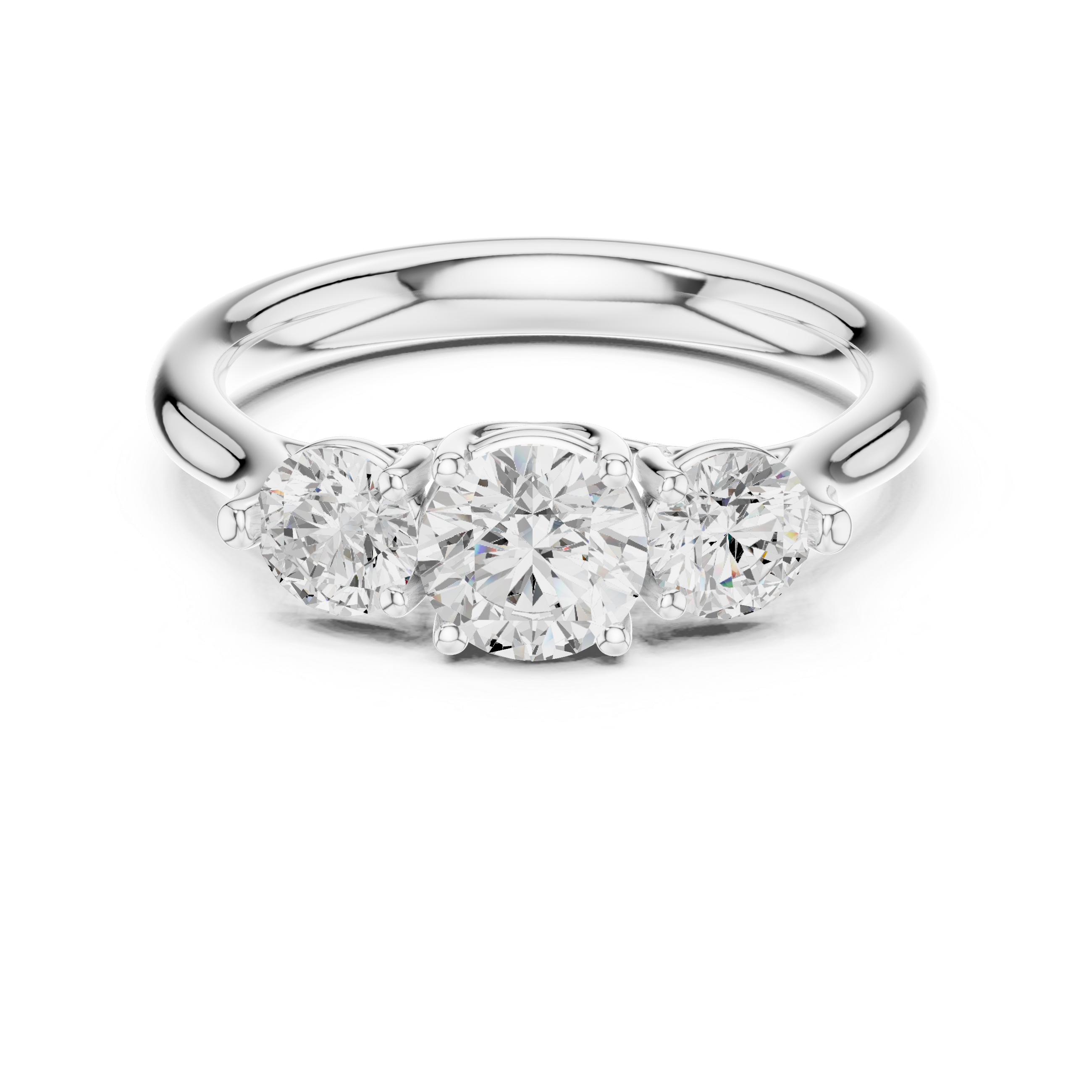 Talia Flat Edge Modern Lab Grown Diamond Ring
